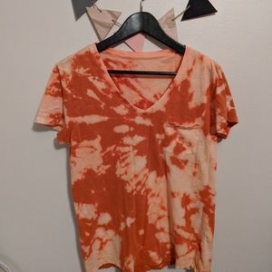 ✨ Universal Thread Orange Bleach Tie Dye